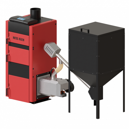 Котел Metal-Fach SMART PELLET 25 кВт с левой подачей (с интернет-модулем)