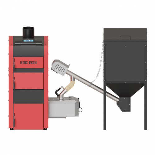 Котел Metal-Fach SMART PELLET 25 кВт с левой подачей (с интернет-модулем)